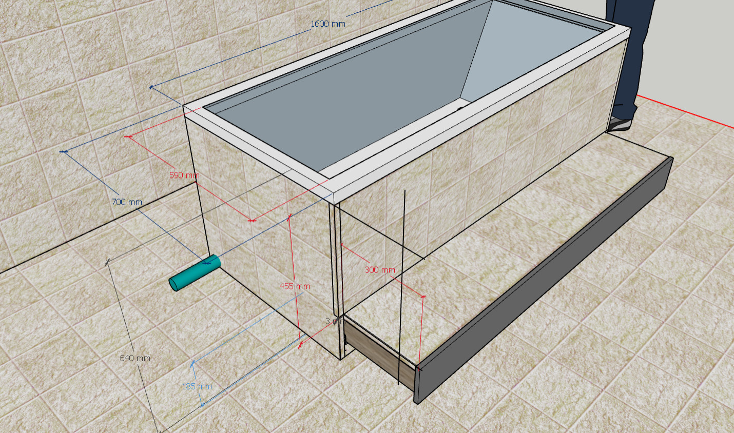 ванная-подиум
