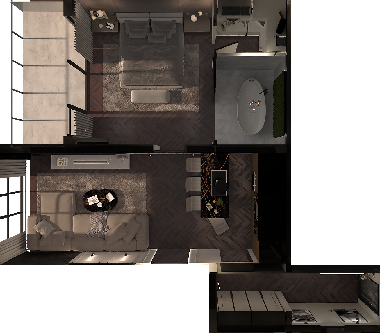 Апартаменты на берегу моря