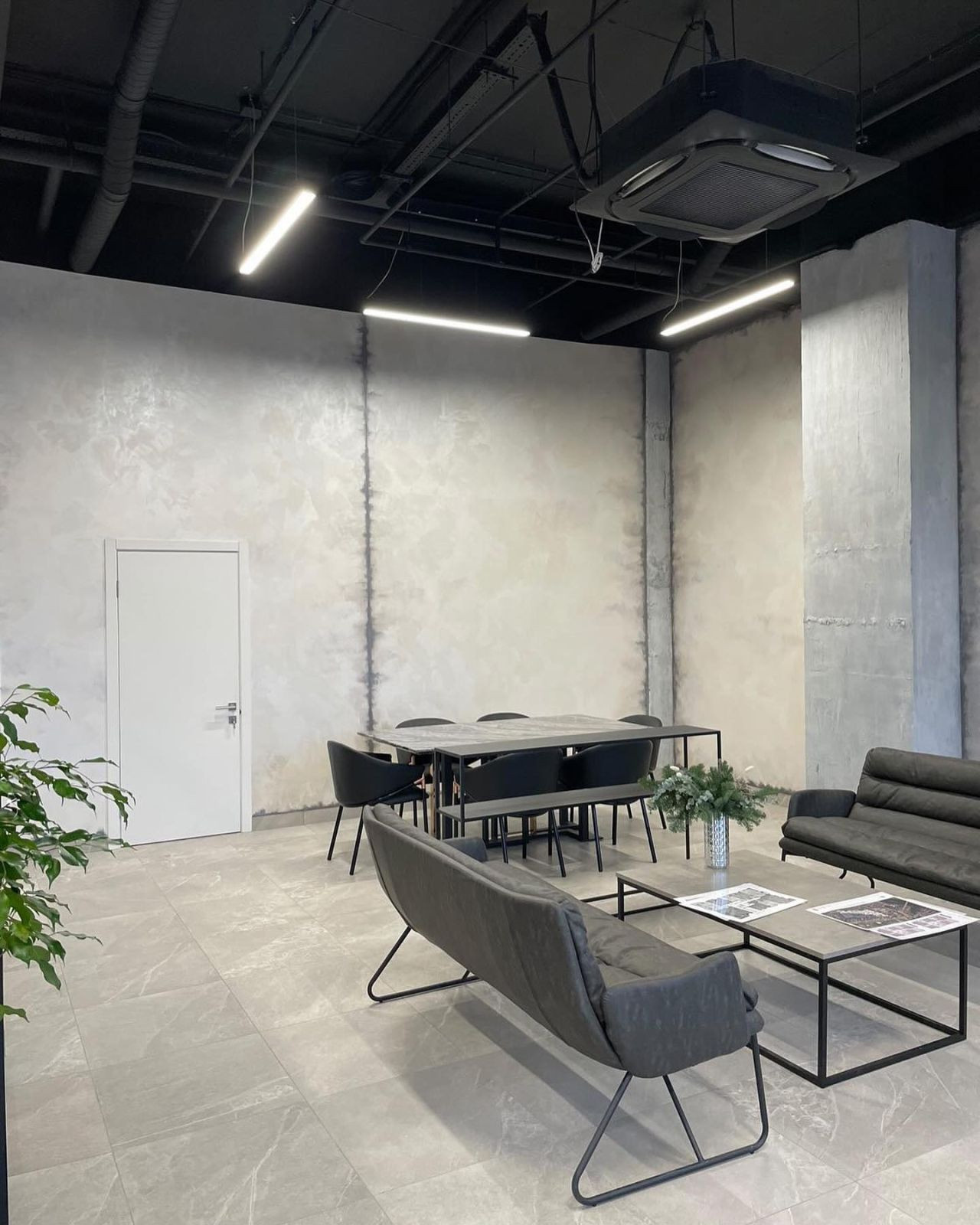 Loft-шик в офисе: декоративная штукатурка ArtBeton