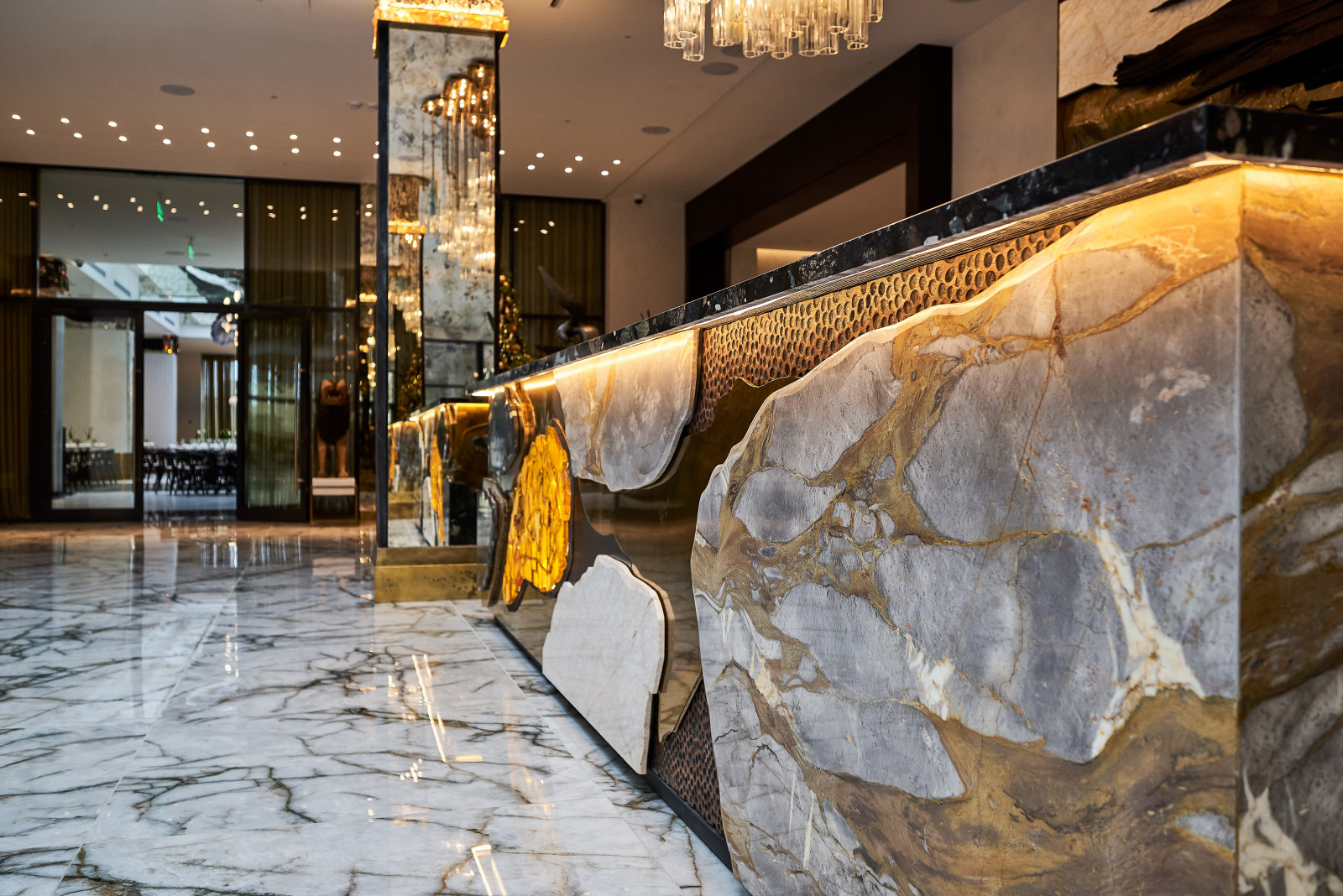 Оформление фойе отеля | LUCIANO HOTEL & SPA, Сочи