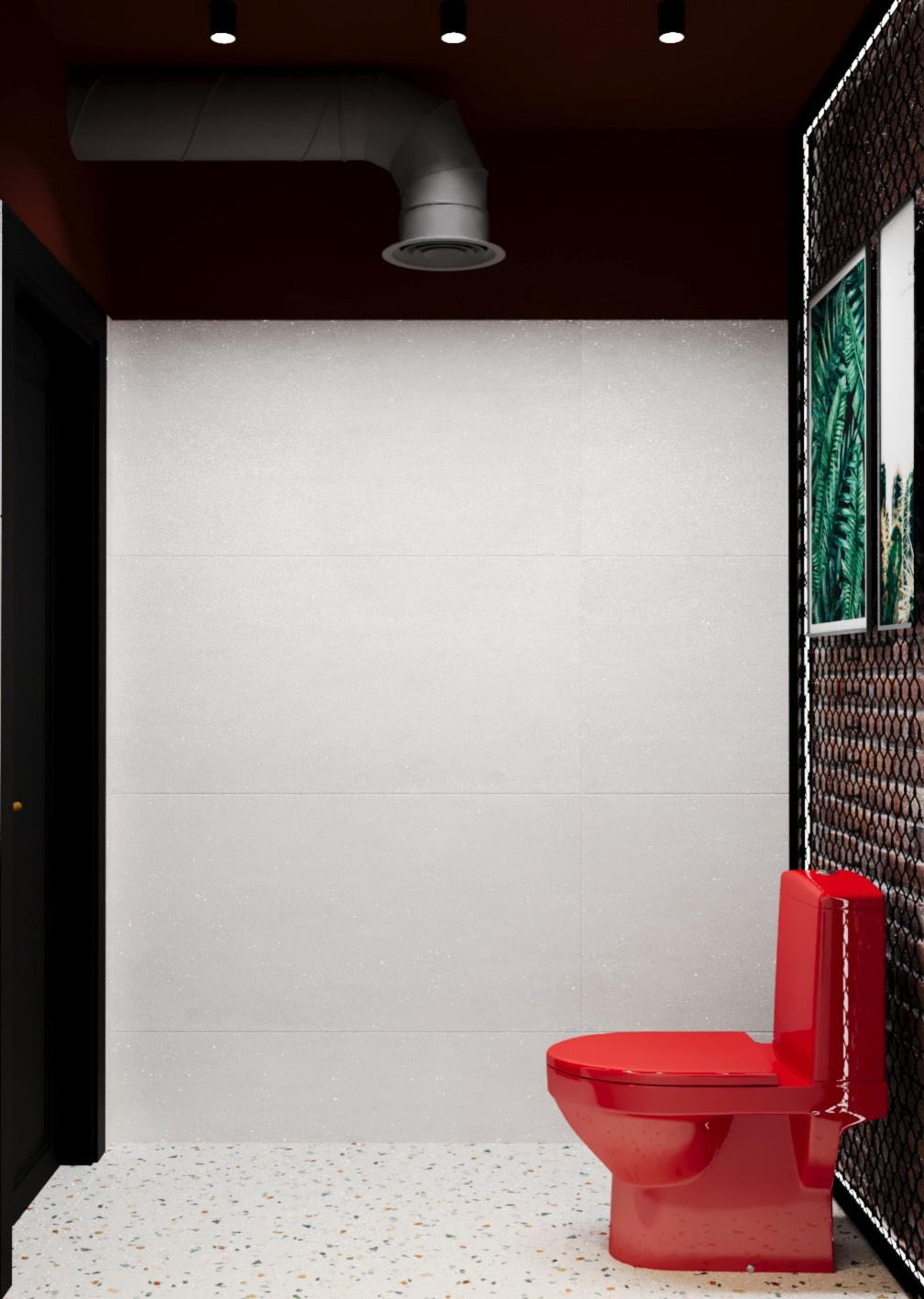 Дизайн проект салона красоты в стиле лофт