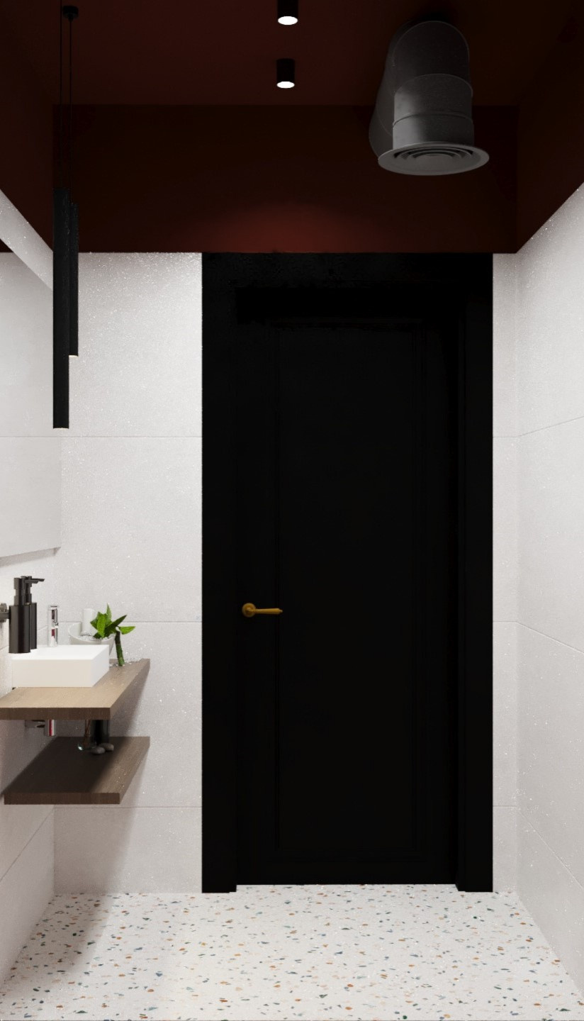 Дизайн проект салона красоты в стиле лофт