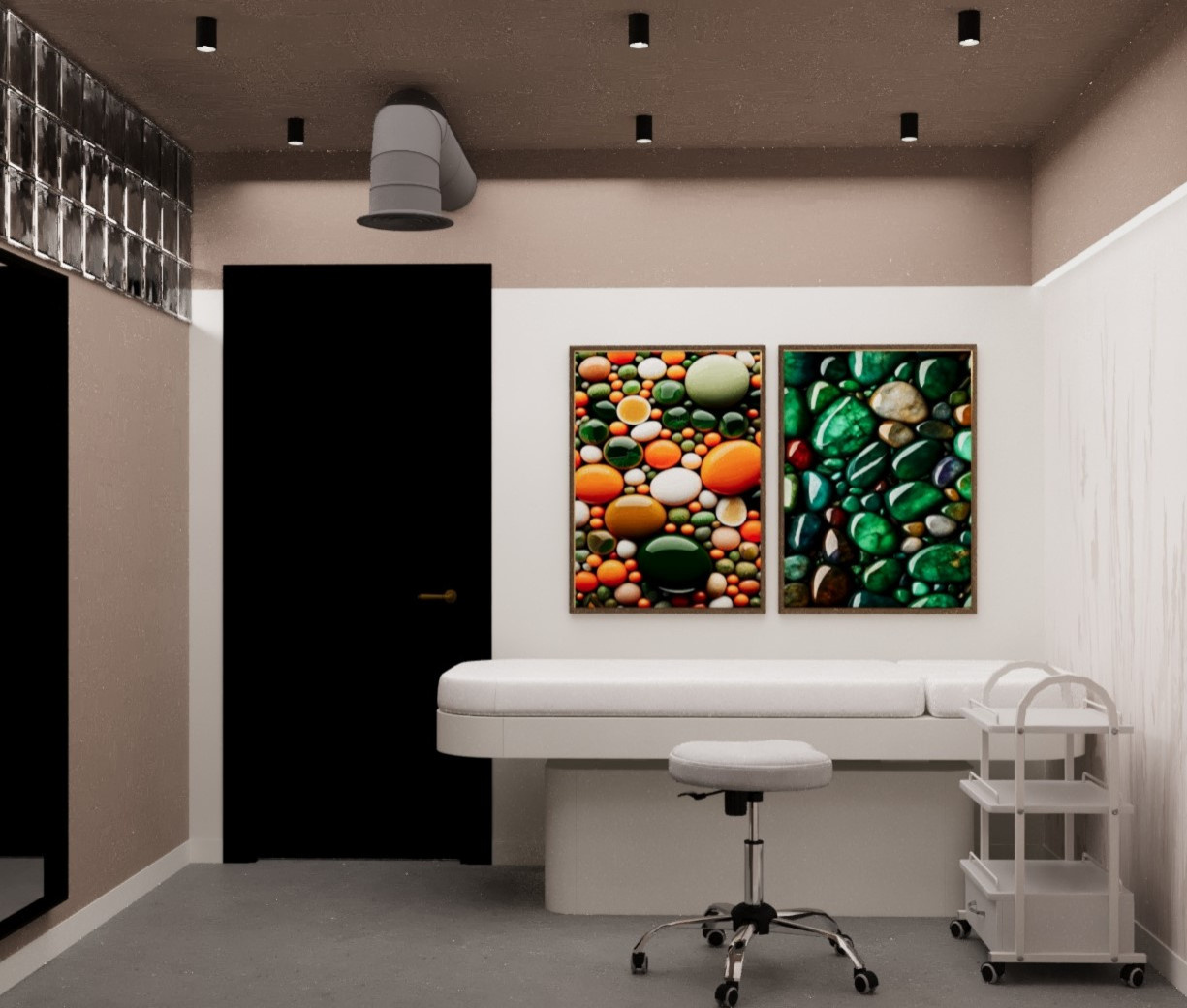 Дизайн проект салона красоты в стиле лофт