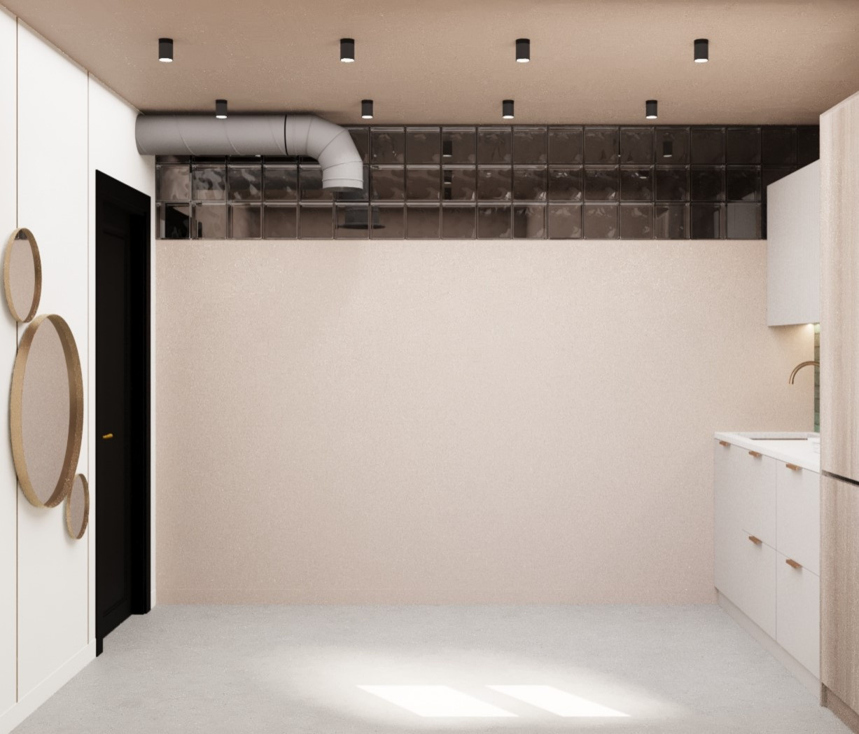 Дизайн проект салона красоты в стиле лофт