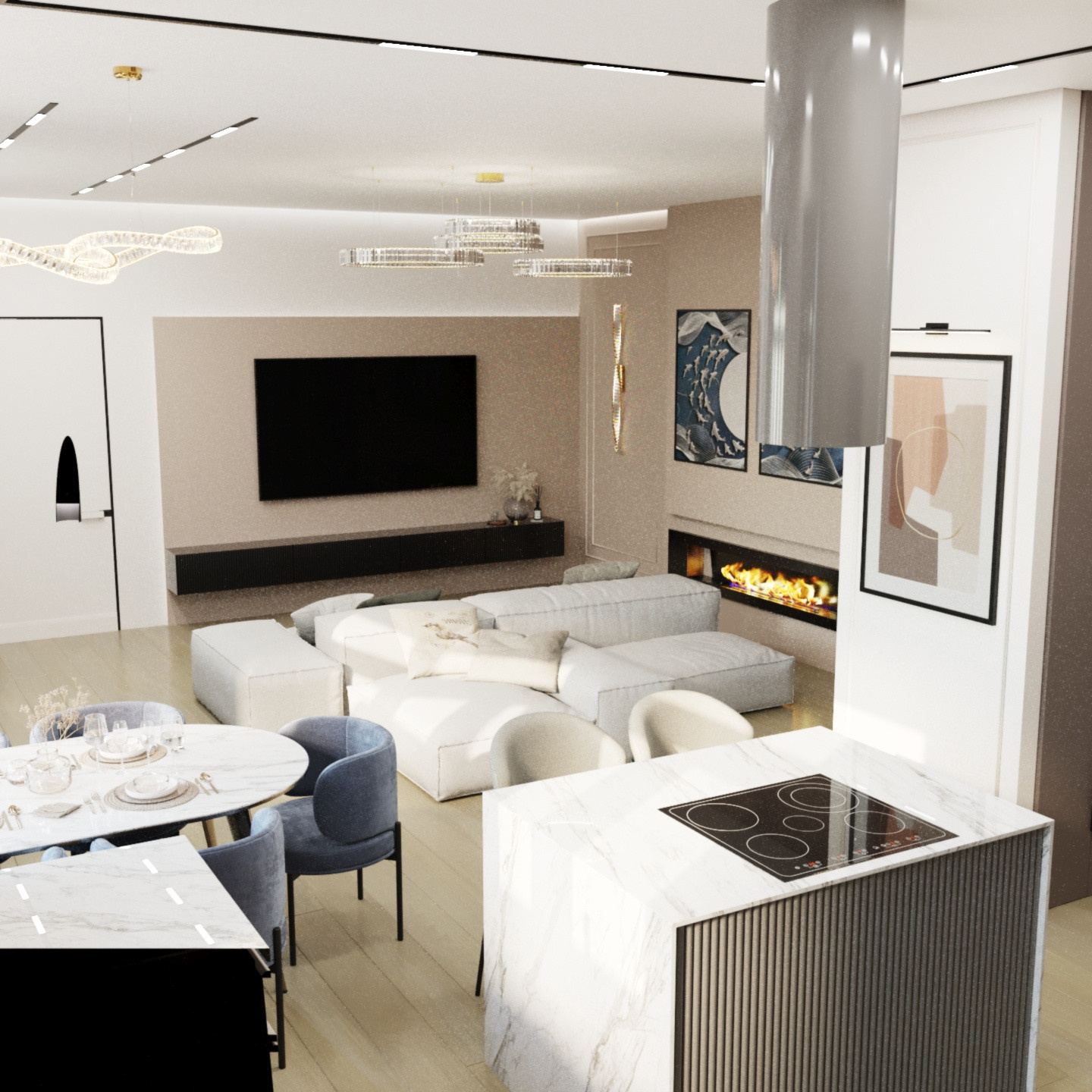 Дизайн проект квартиры в сталинке