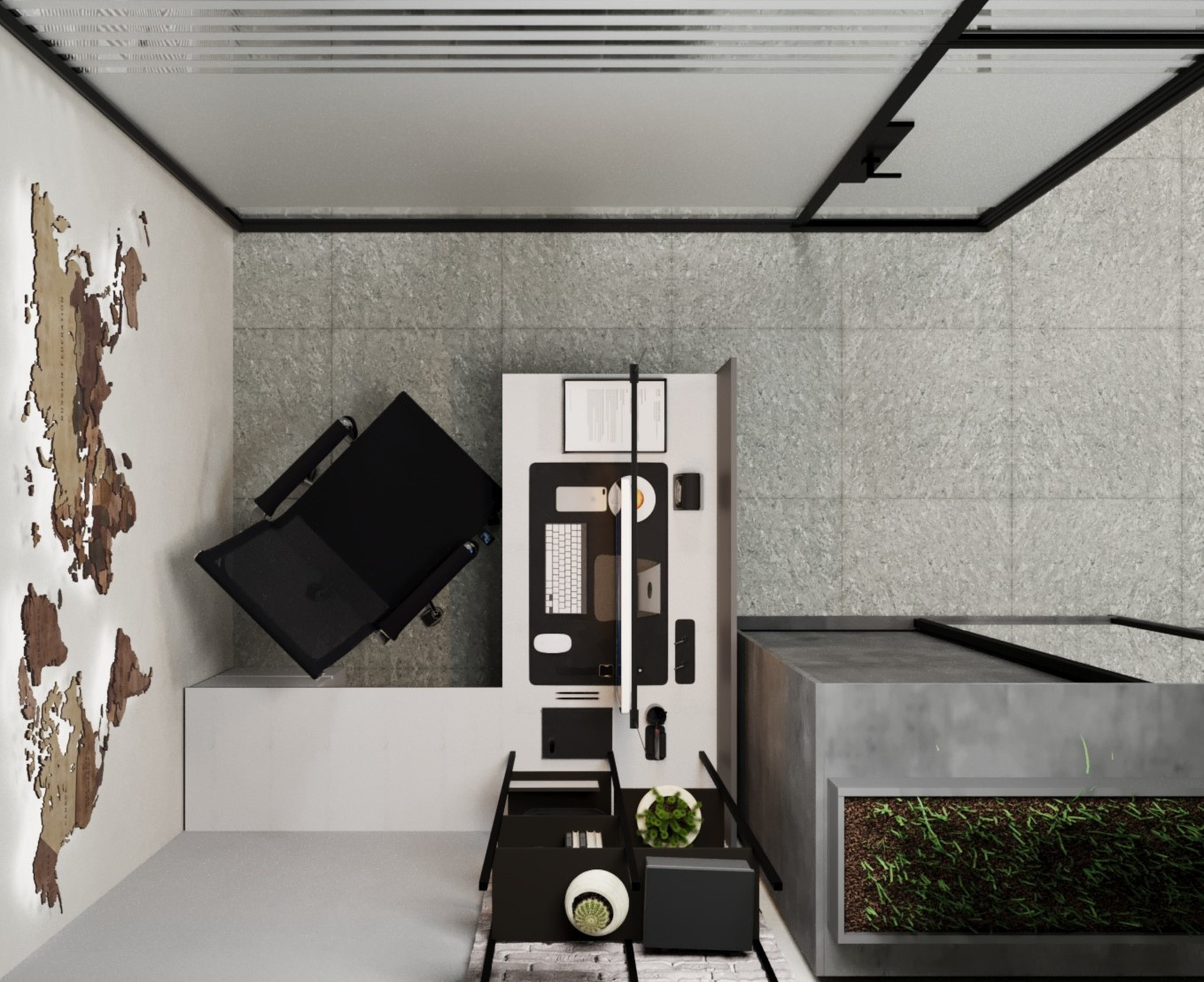 Дизайн проект офисного пространства в стиле лофт