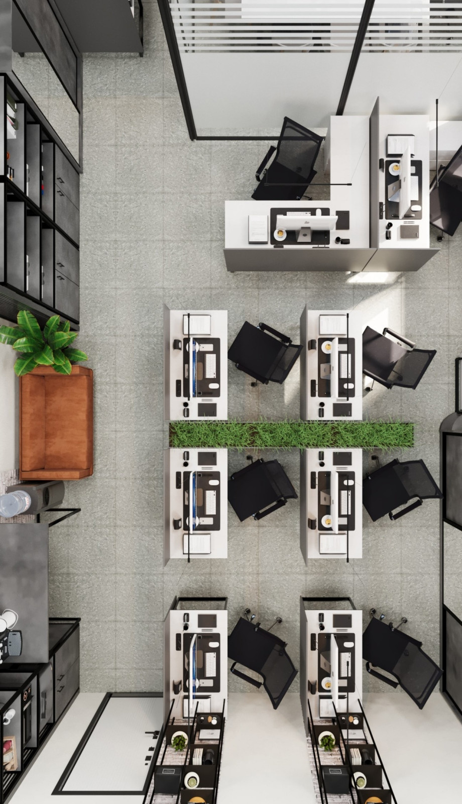 Дизайн проект офисного пространства в стиле лофт