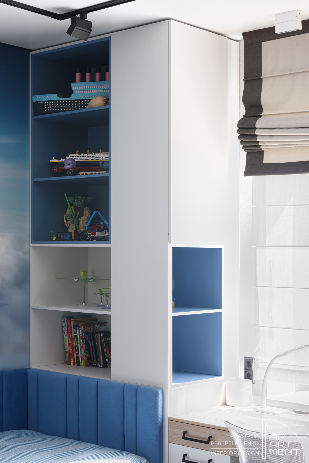 Дизайн детской 24.3 м2 для двух братьев