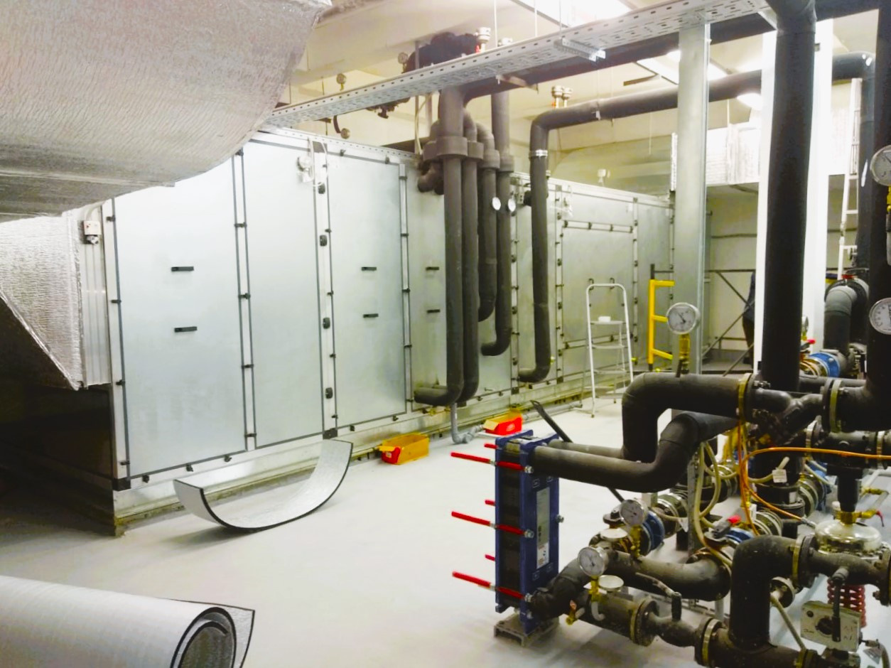 Монтаж вентмашины