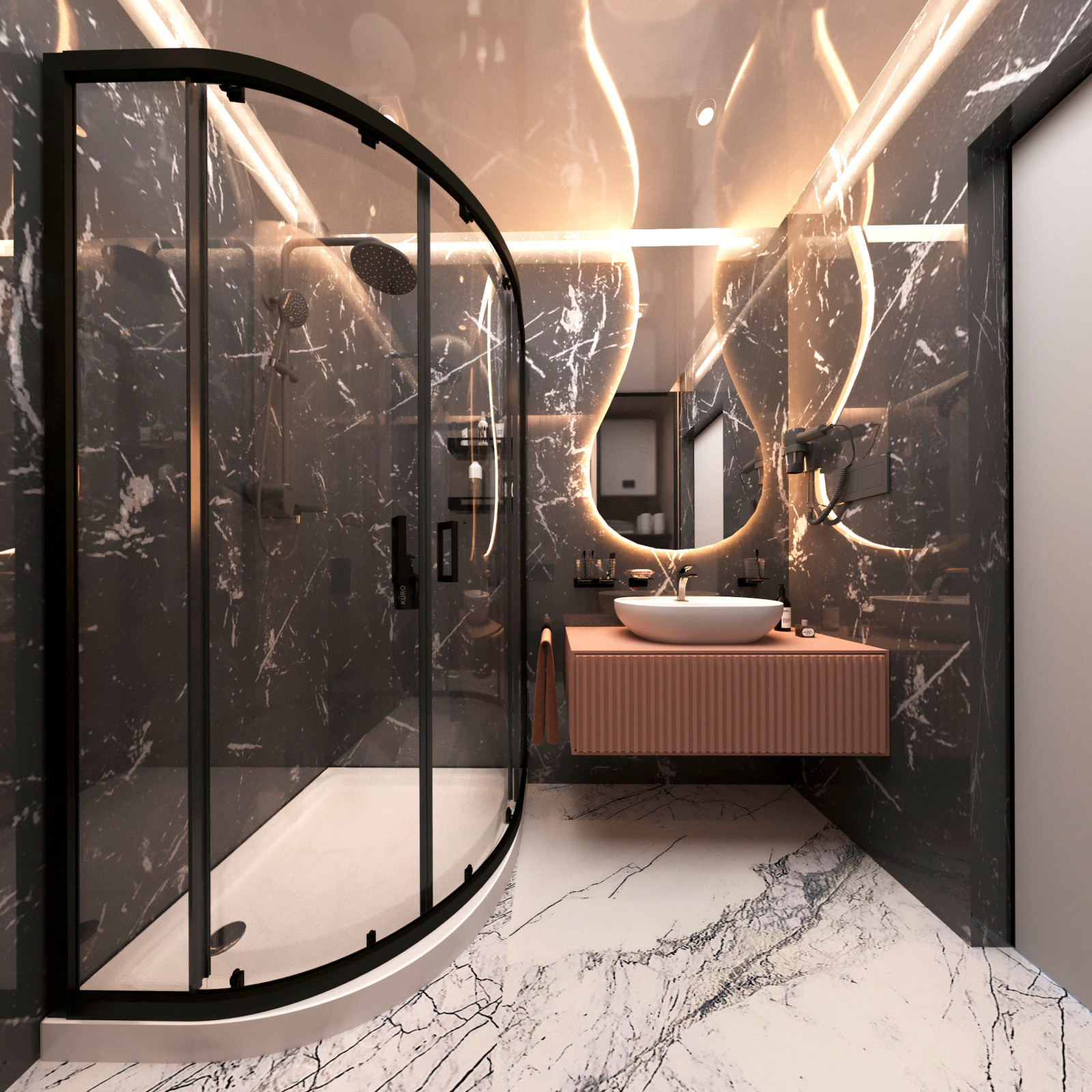 Дизайн-проект интерьеров квартиры 108 м2