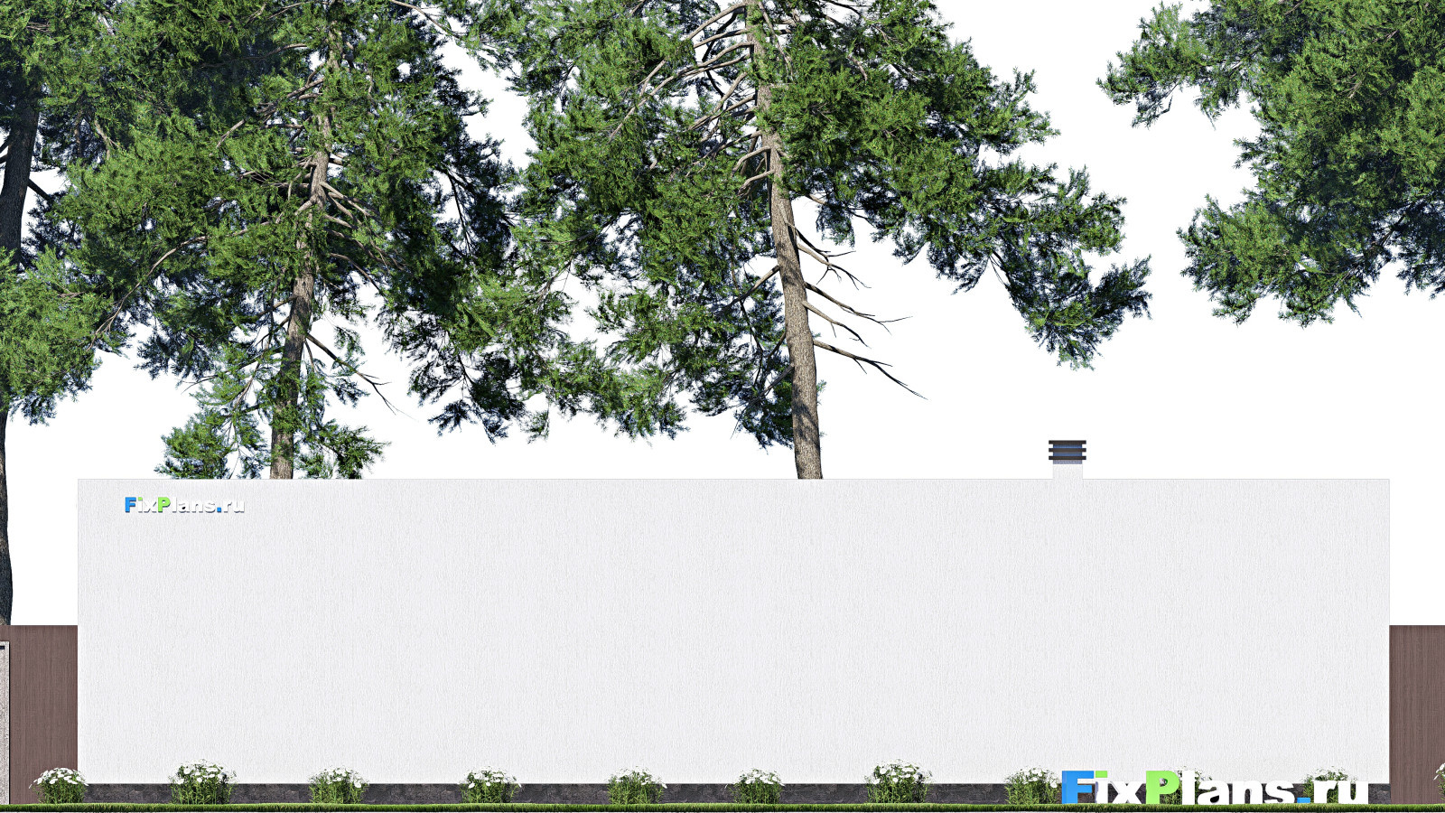 Проект одноэтажного дома 12х17м S161м2 F-18134