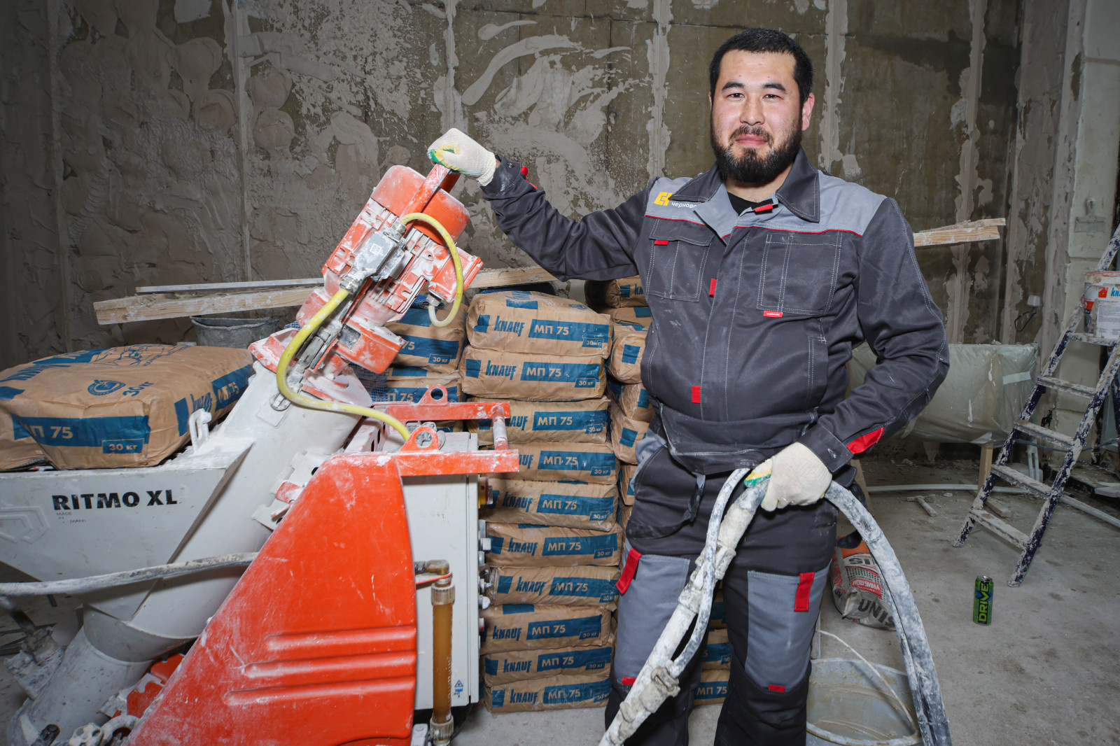 Механизированная штукатурка стен