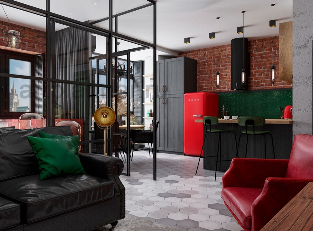 Двухкомнатная квартира в стиле