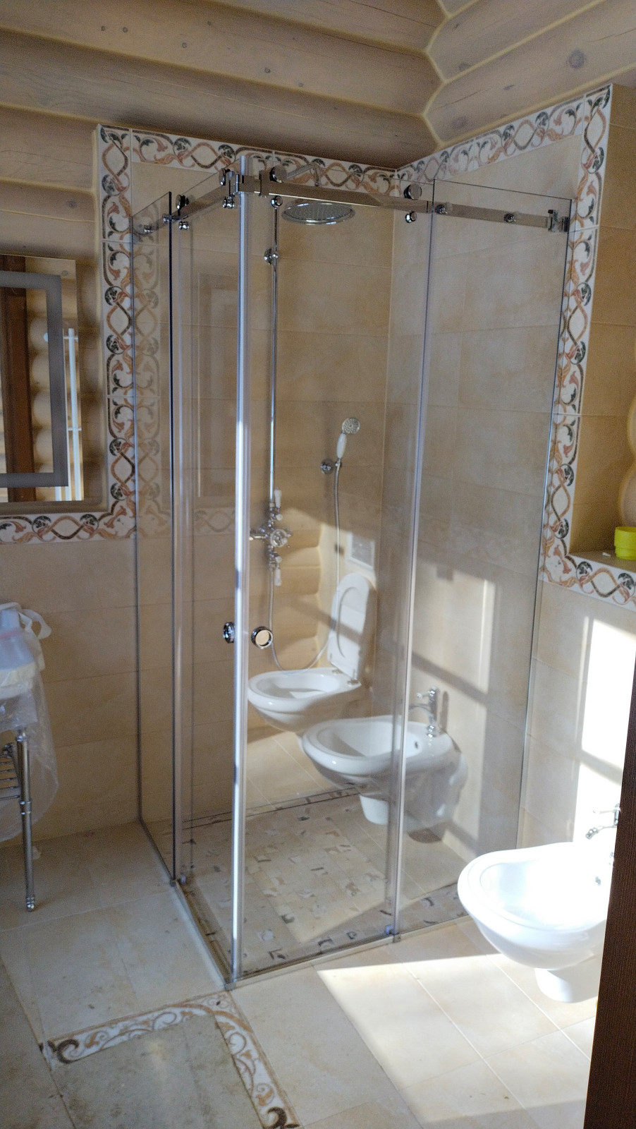 Душевые ограждения с раздвижными створками