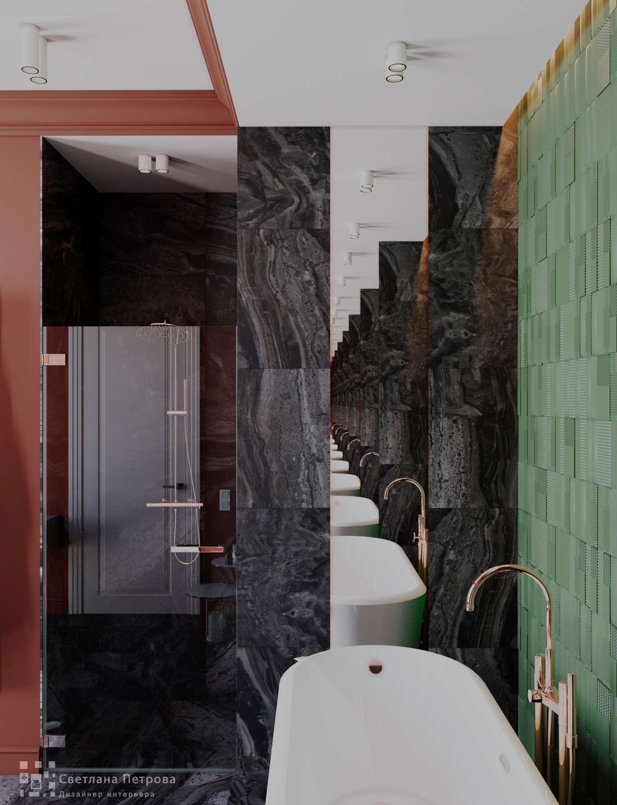 Дизайн интерьера санузла