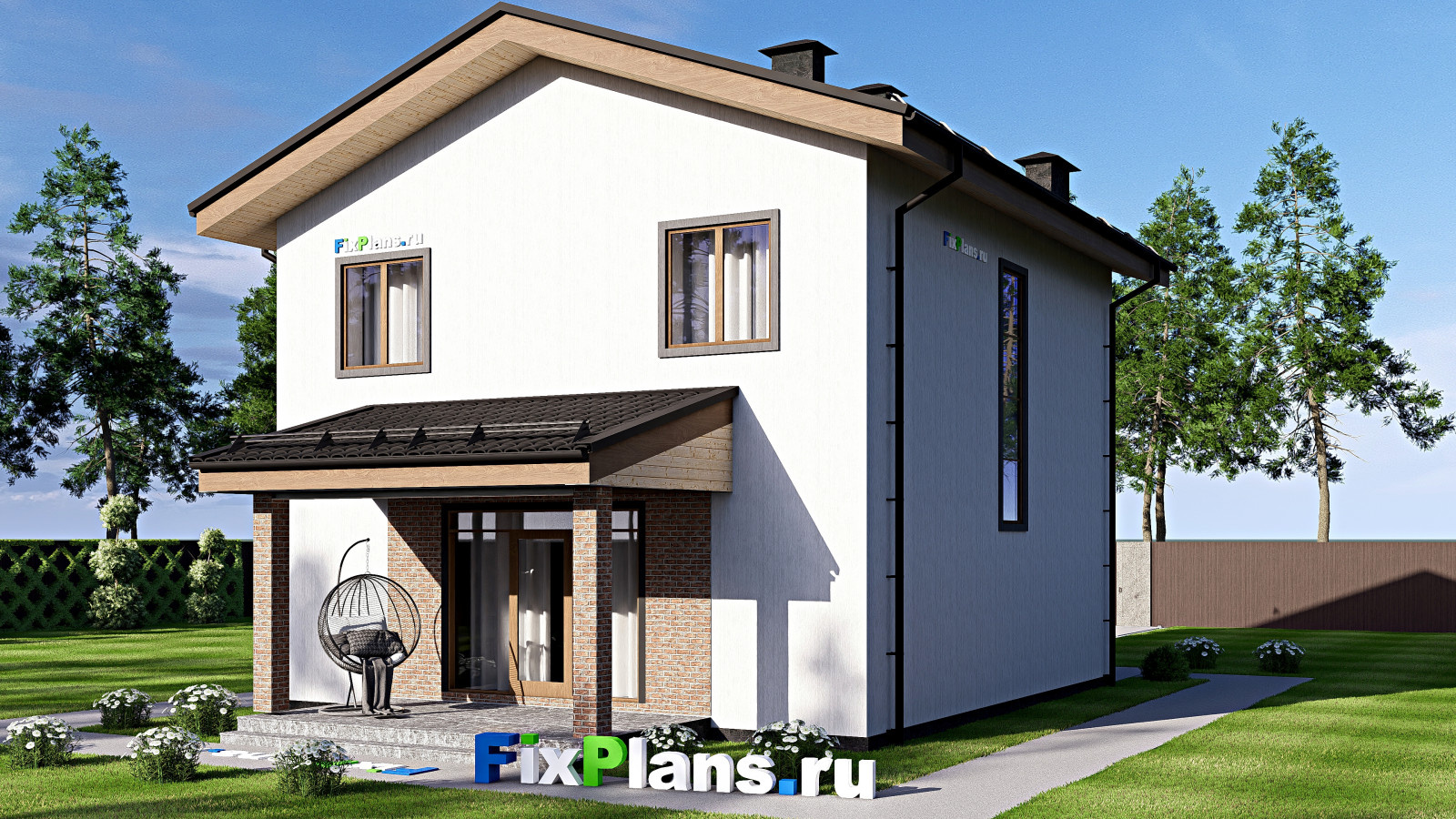 Проект двухэтажного дома 9х14 м S141м2 F-17036