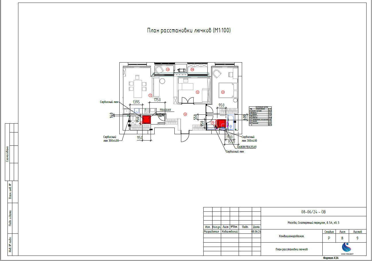 Проект кондиционирования квартиры