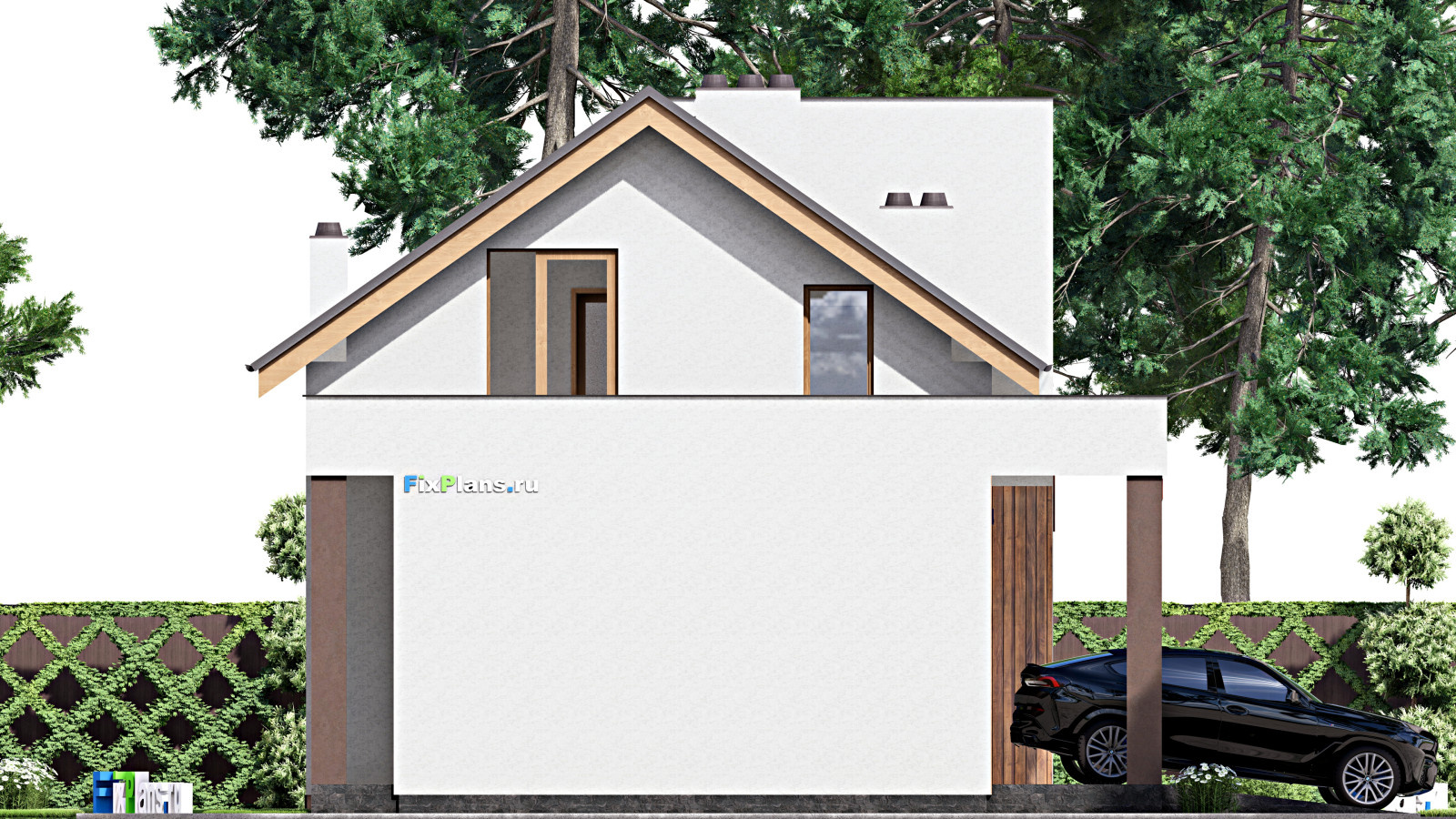 Проект двухэтажного дома 10х16 м S184м2 F-16298