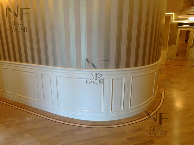WOODEN PANELS AND CEILING, WOODEN DECORS