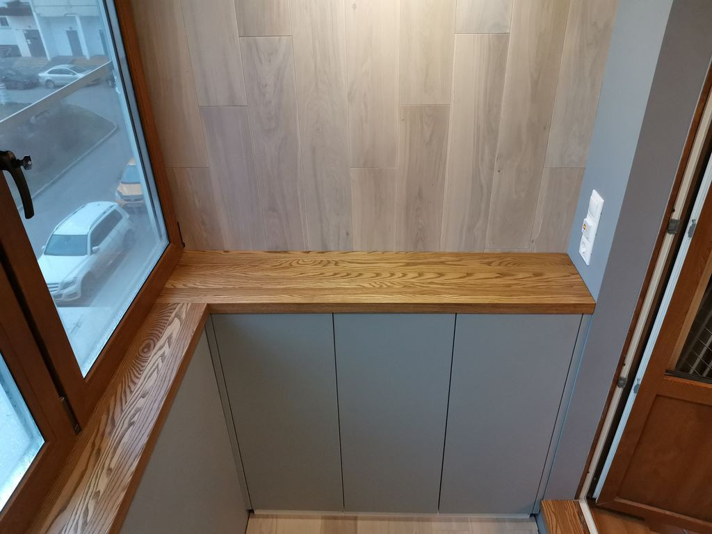 Остекление и ремонт лоджии по дизайн-проекту