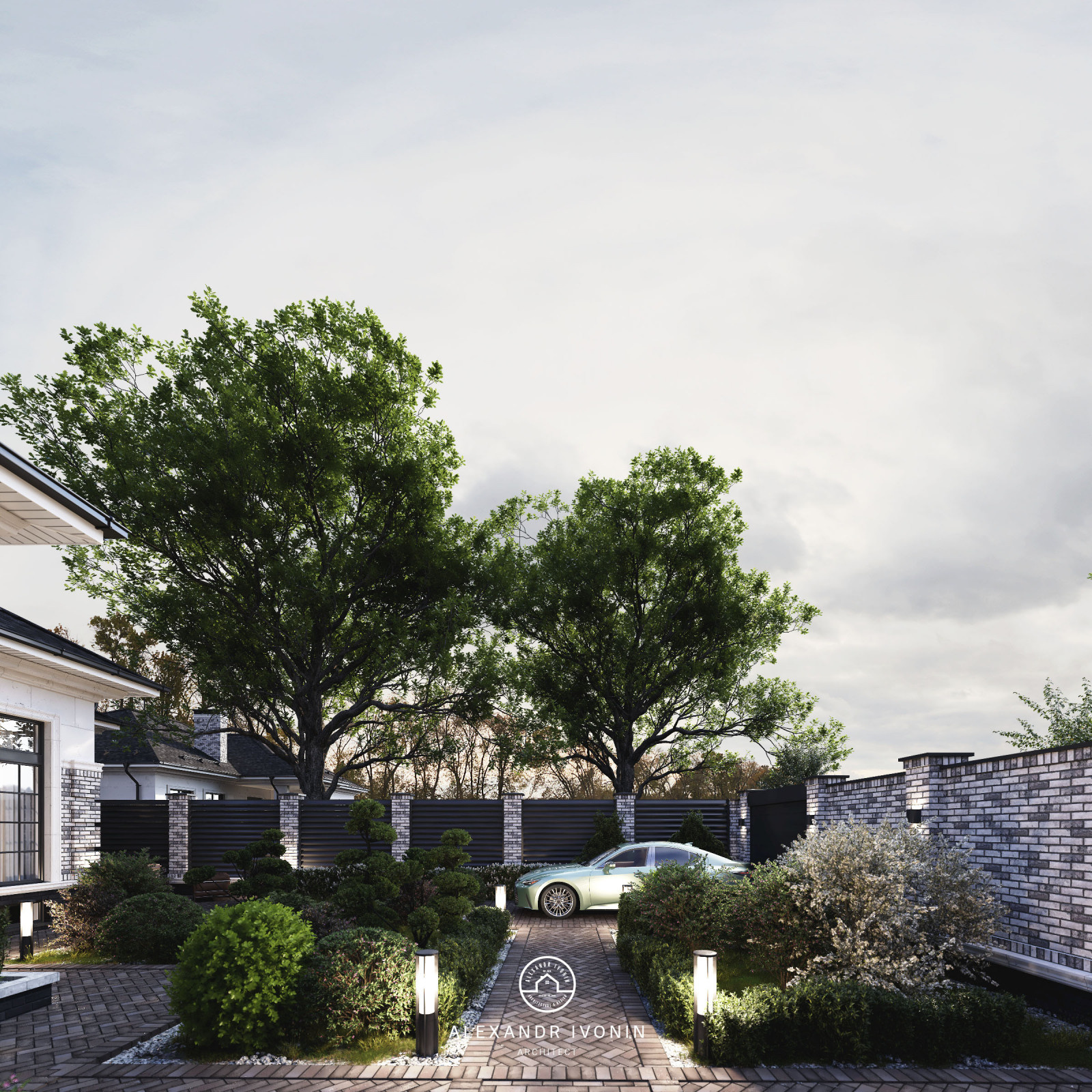 Дом в стиле неоклассика в Ростове