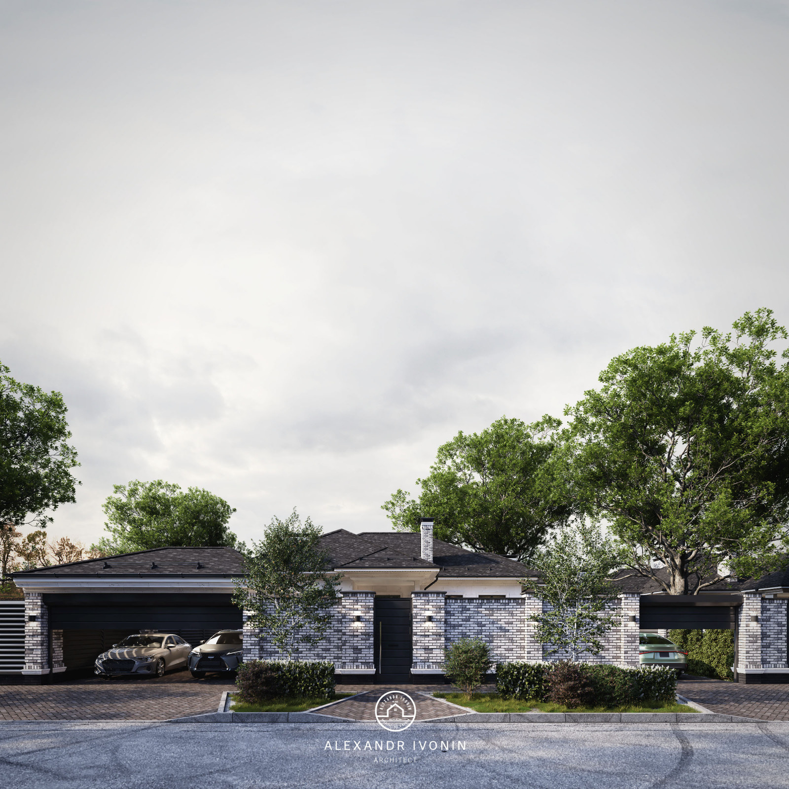 Дом в стиле неоклассика в Ростове