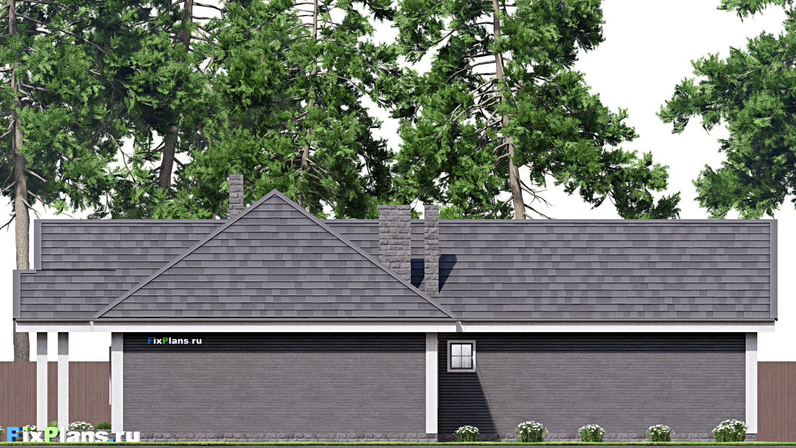 Проект одноэтажного дома 14х20м S150м2 F-16406