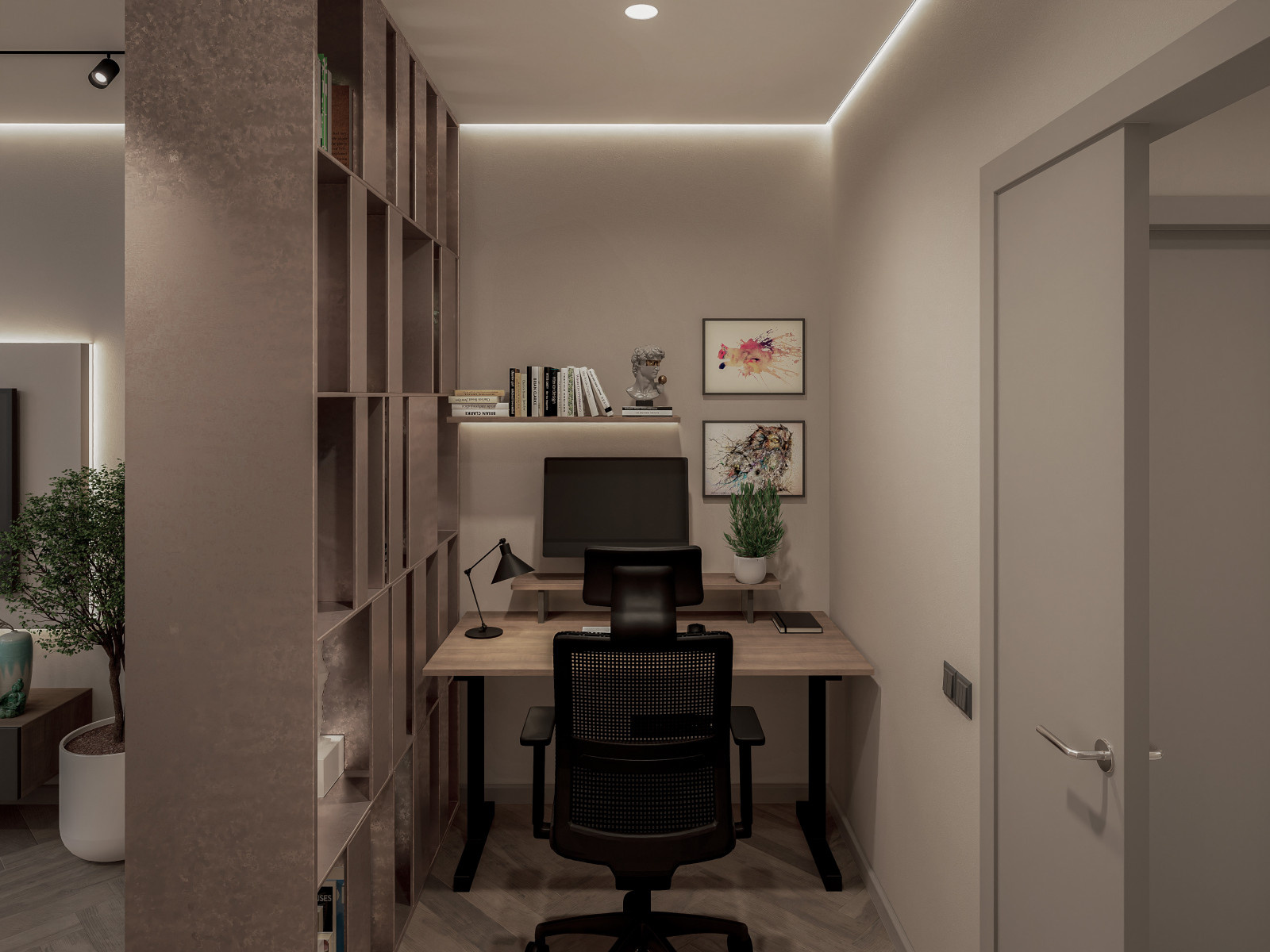 Дизайн-проект двухкомнатной квартиры 69 м2