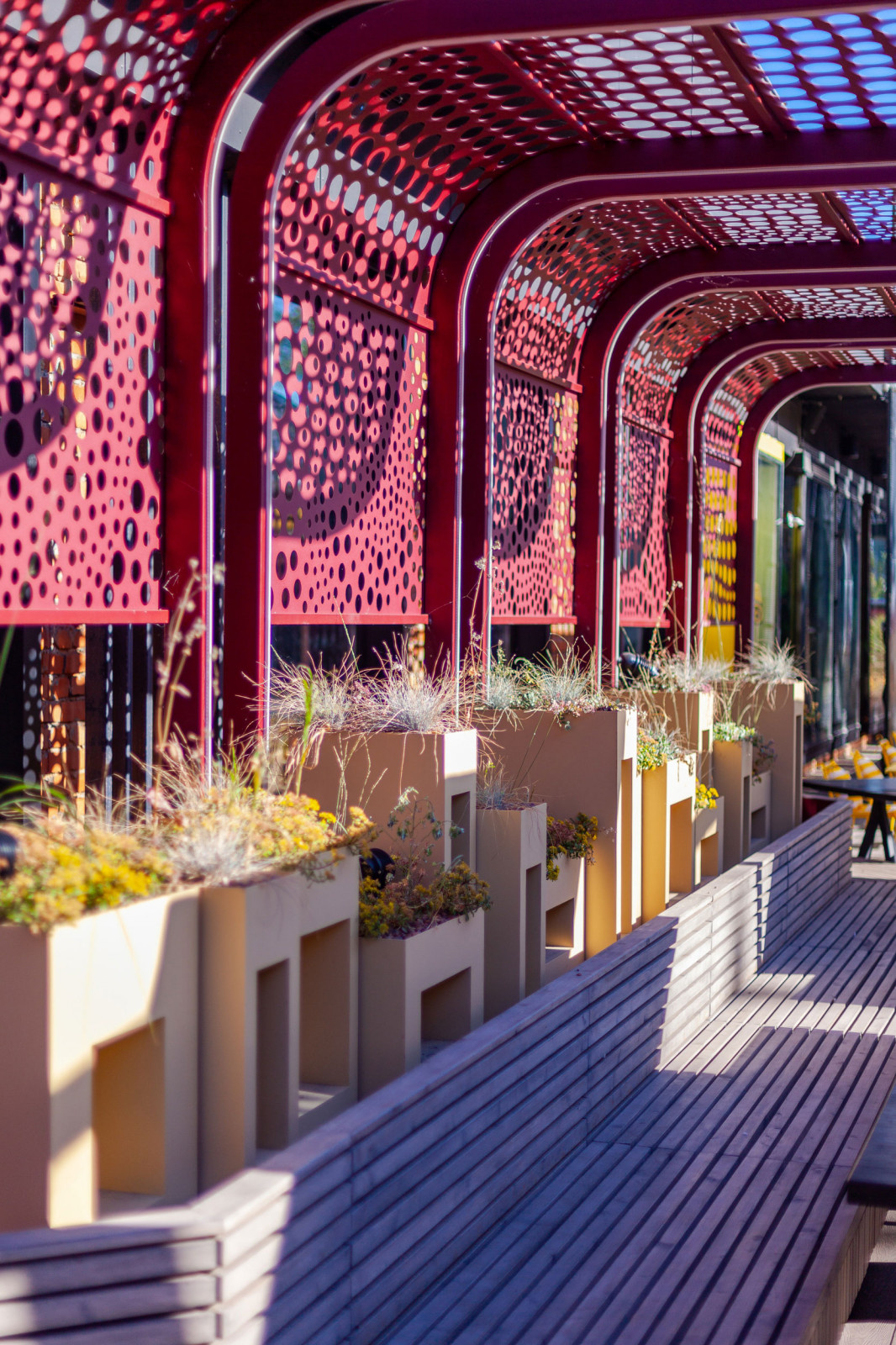 Summer terrace of the foodhall "PICTURES"