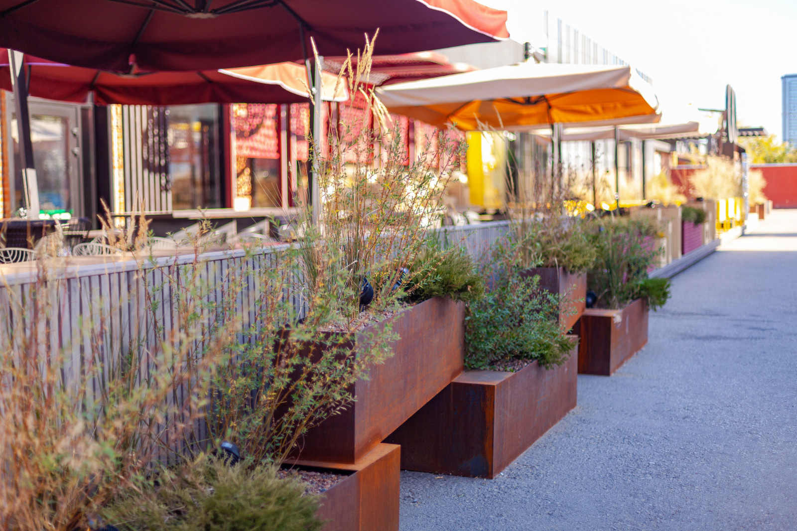 Summer terrace of the foodhall "PICTURES"