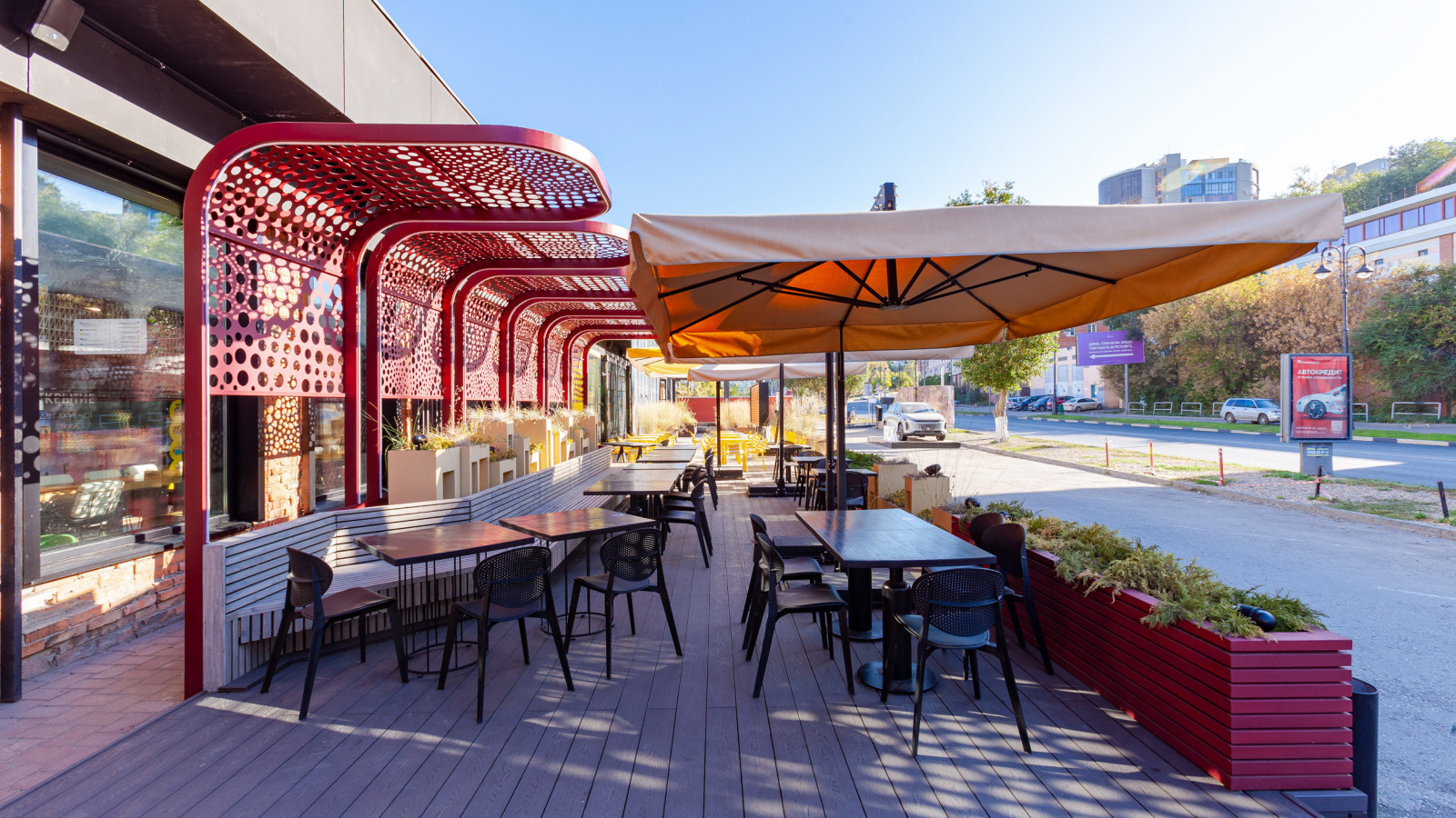 Summer terrace of the foodhall "PICTURES"