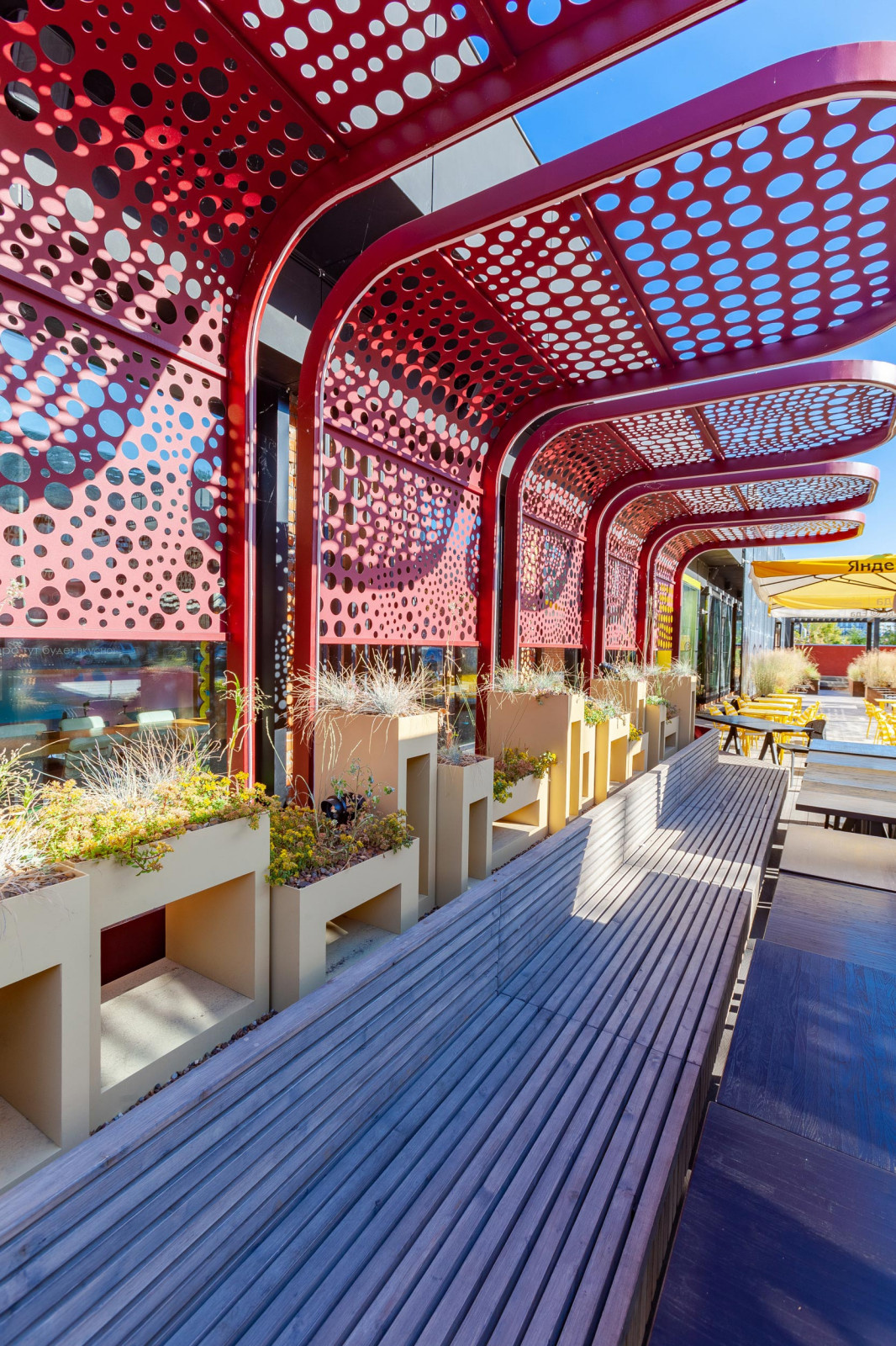 Summer terrace of the foodhall "PICTURES"