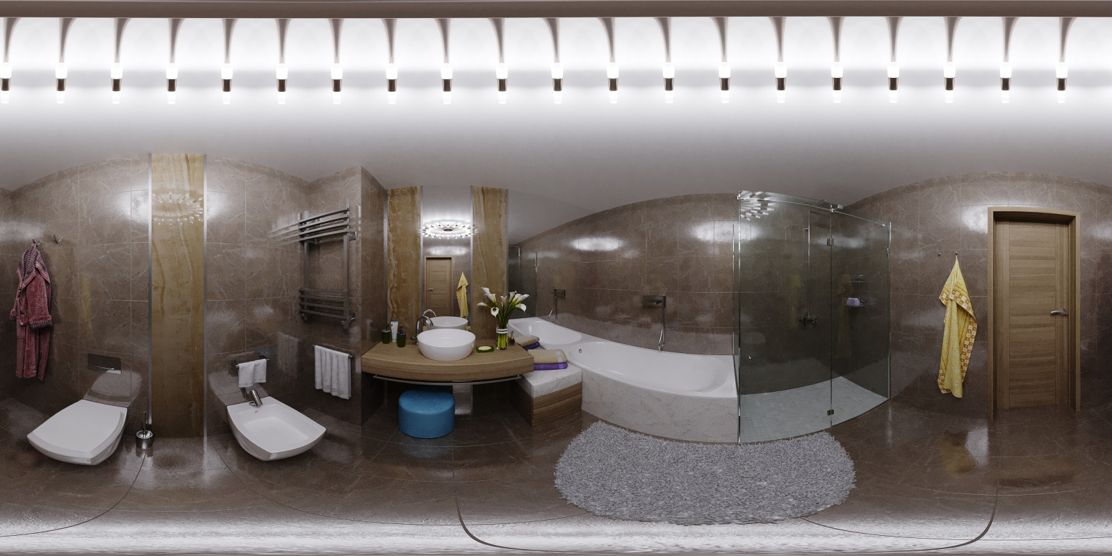 3d rendering bathroom