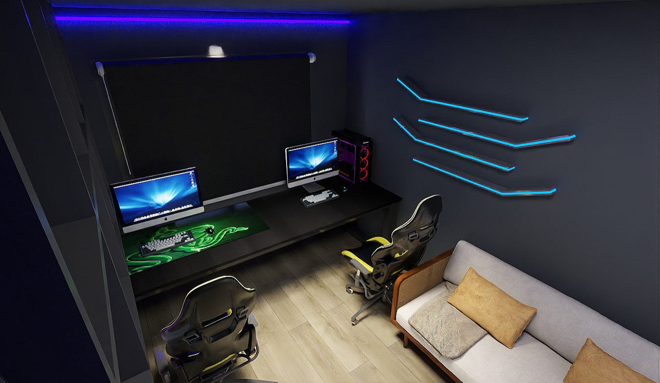 Обложка проекта: компьютерная комната