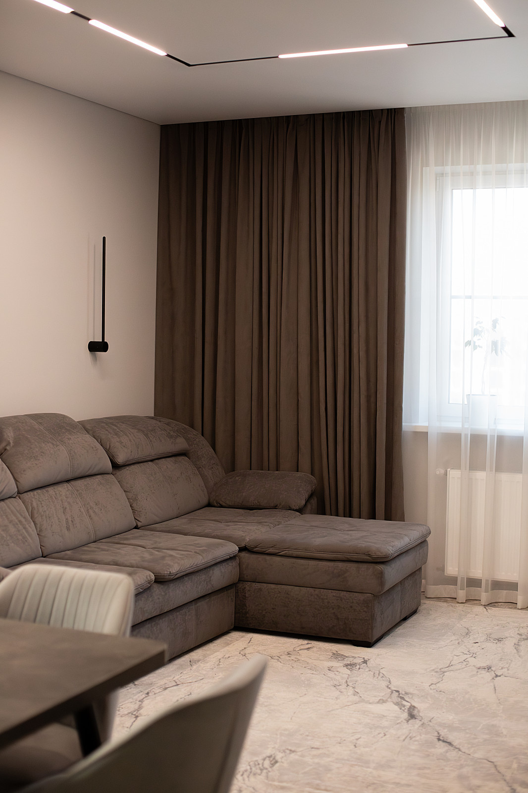 Дизайн-проект трехкомнатной квартиры. Фото после реализации