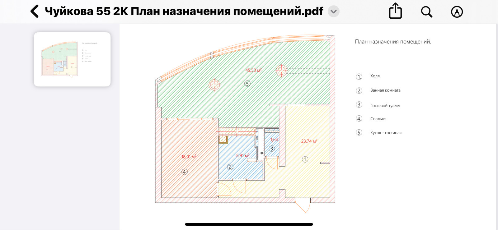 Квартира с видом на Волгу