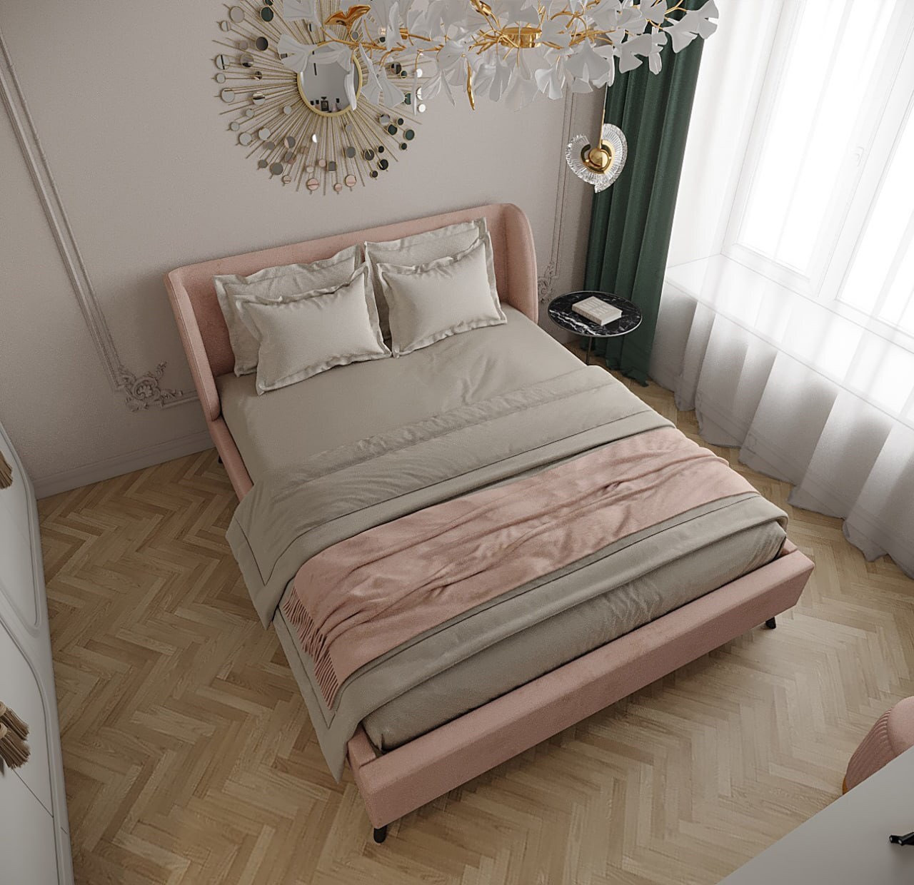 Спальня в стиле современной классики