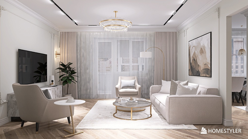 Гостинная неоклассика