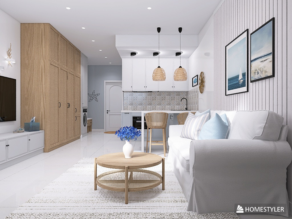 Гостинная в средиземноморском стиле