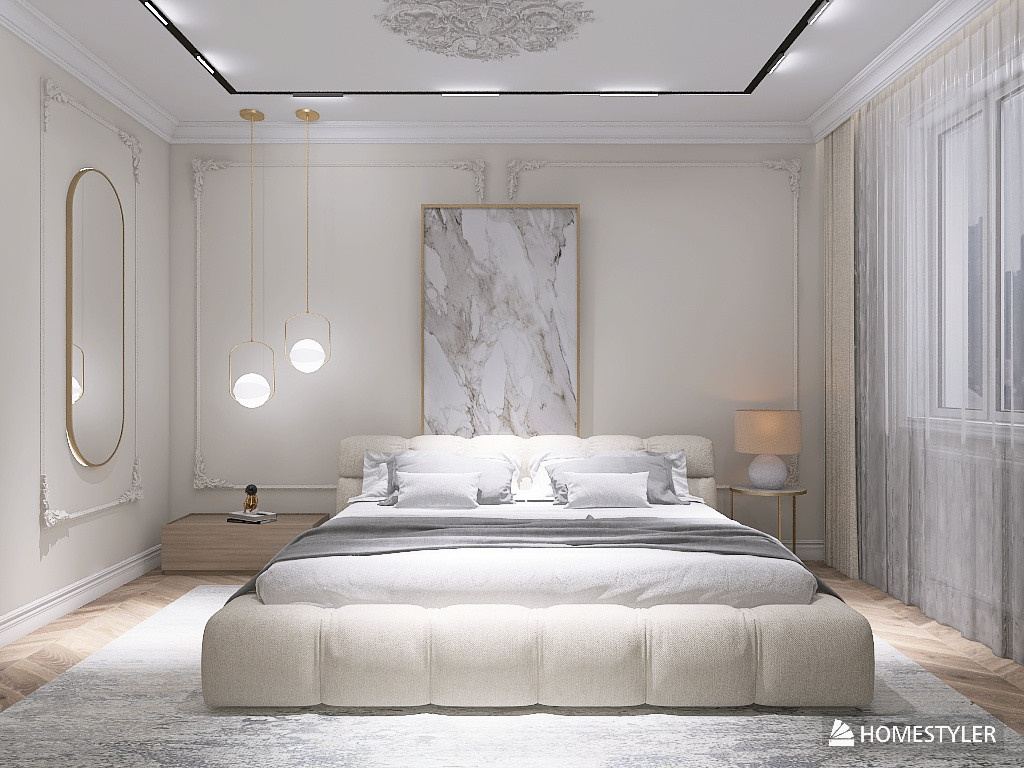 Спальня неоклассика