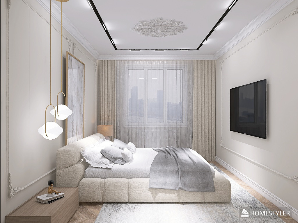 Спальня неоклассика