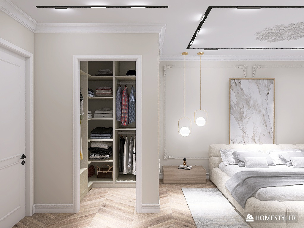 Обложка проекта: Спальня неоклассика