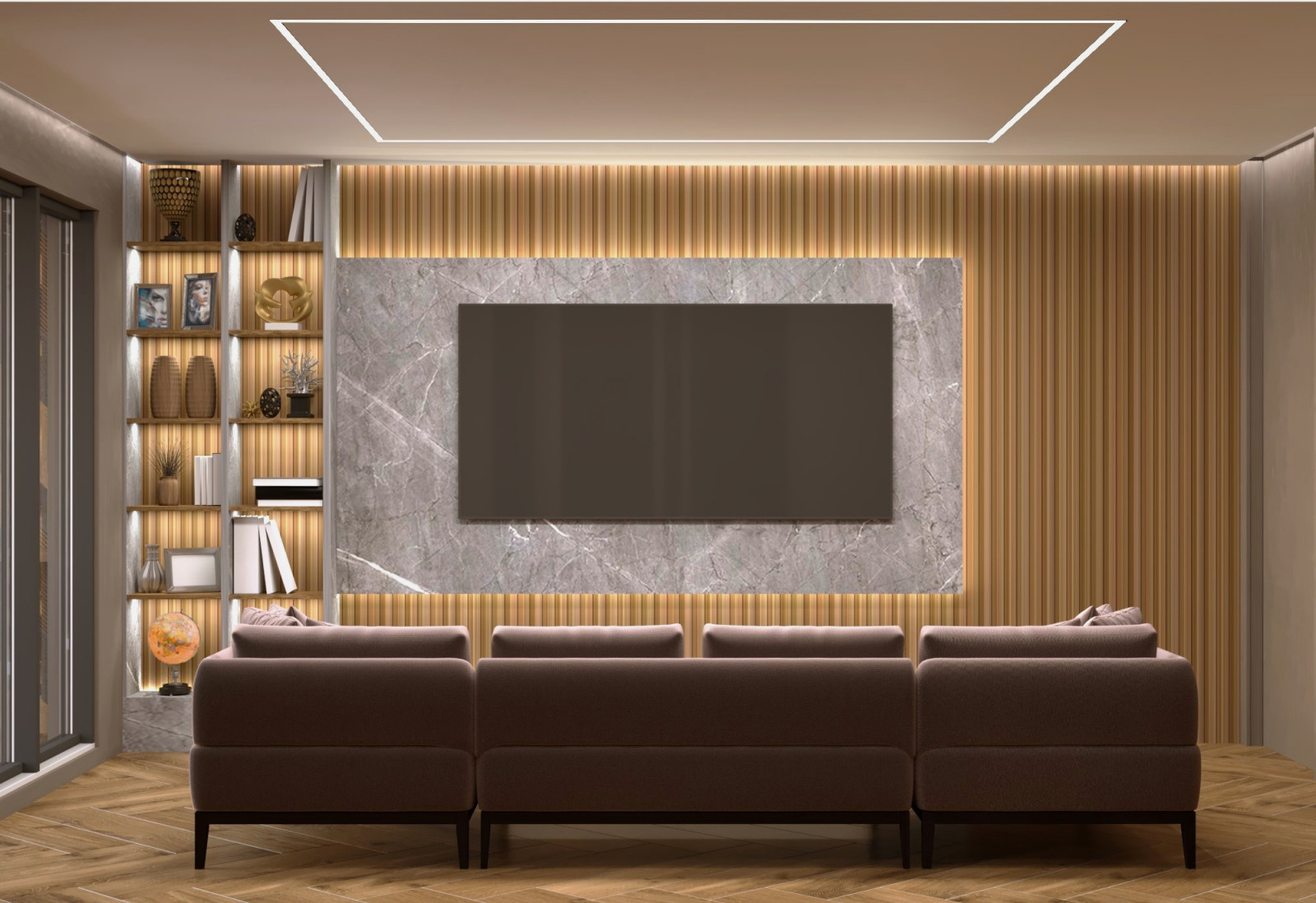 Дизайн проект квартиры в ЖК "Огни Залива"