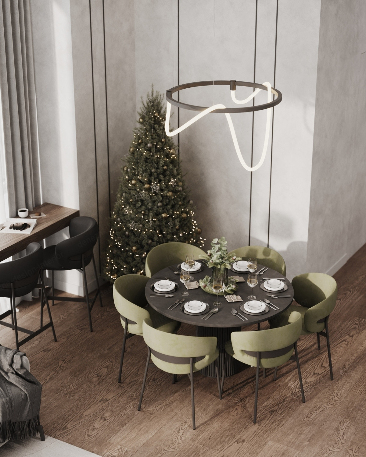 Дизайн проект 3 комнатной квартиры - ЖК ЗИЛАРТ