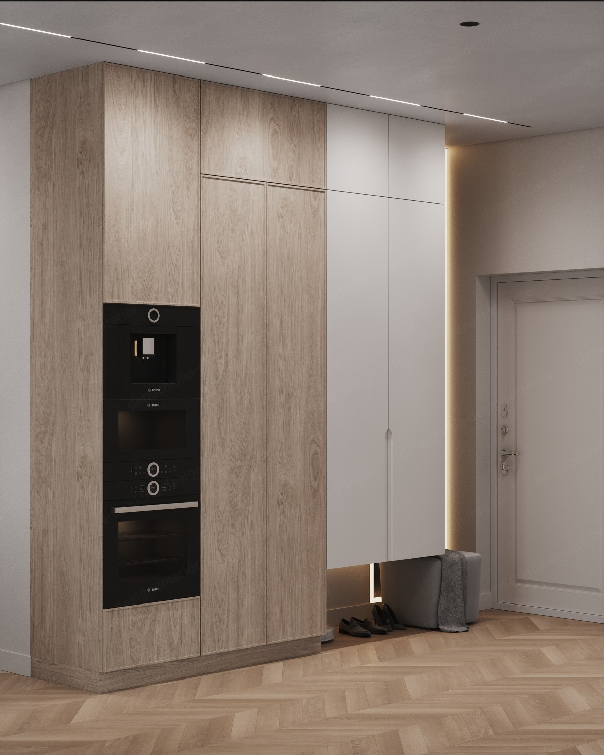 Дизайн проект 3 комнатной квартиры — ЖК Скандинавия