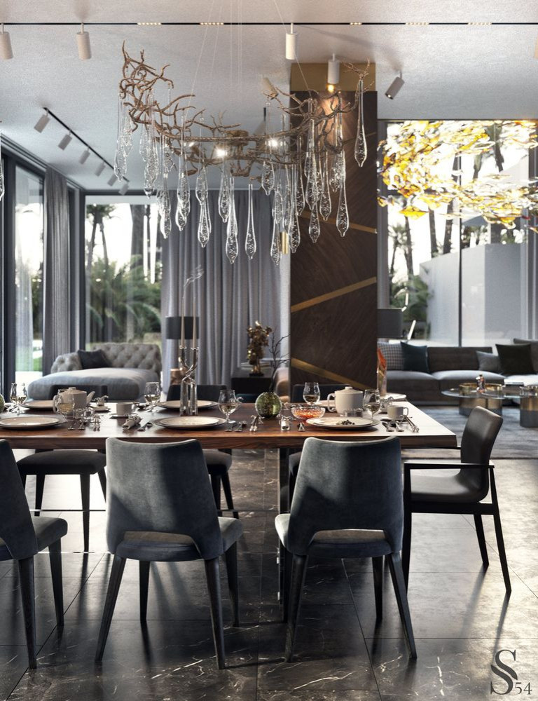 Стол Hommes Hudson Furniture из массива дерева на 12 персон