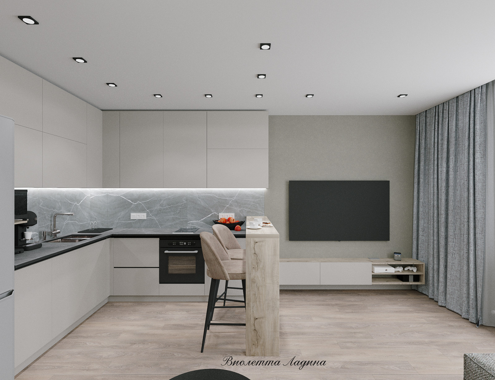 ЖК-ГринВуд.Квартира для холостяка.