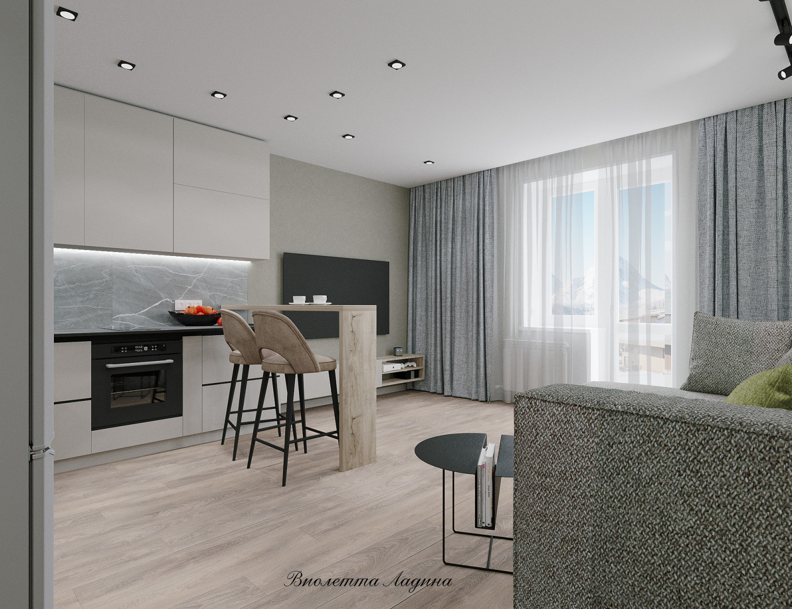 ЖК-ГринВуд.Квартира для холостяка.