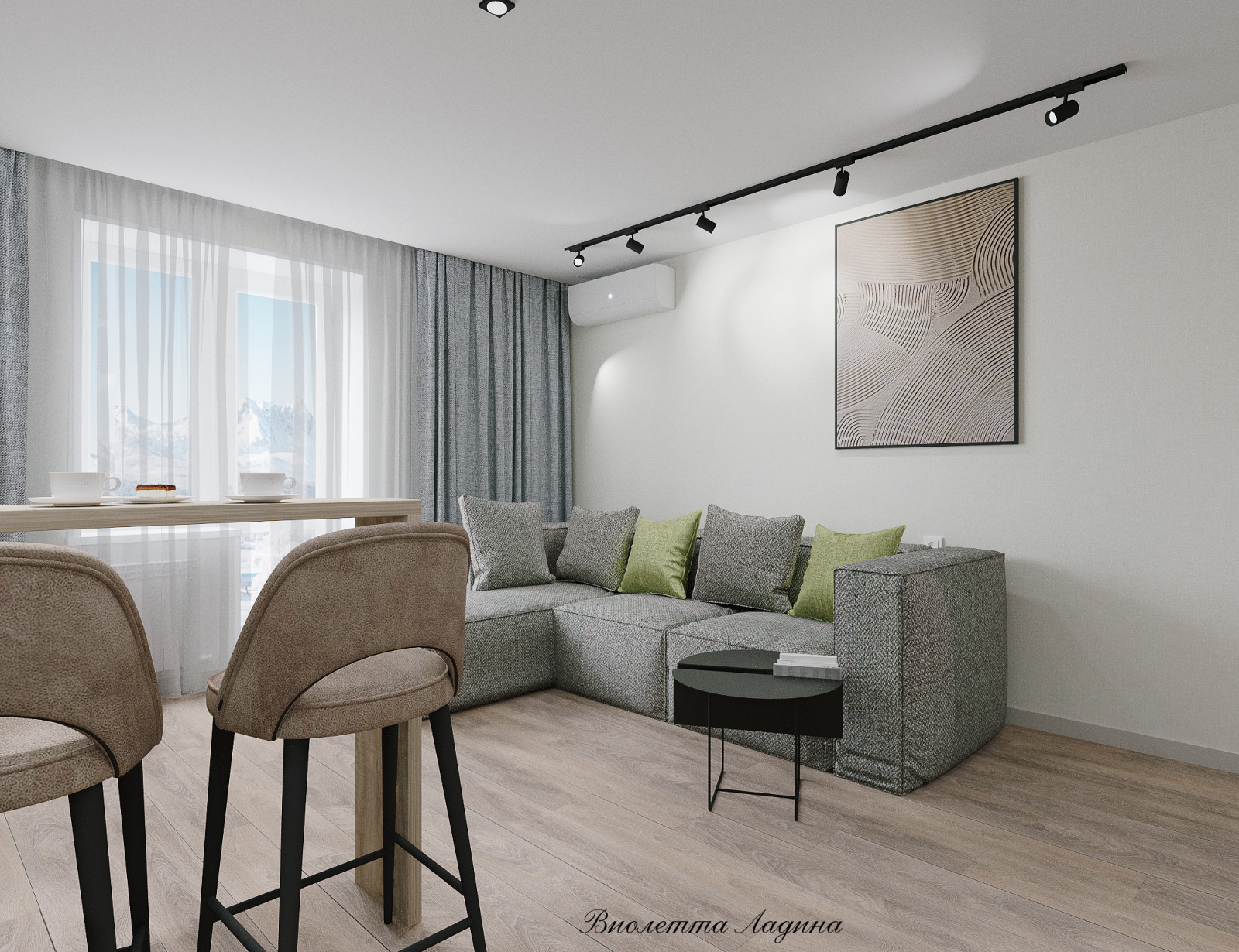 ЖК-ГринВуд.Квартира для холостяка.