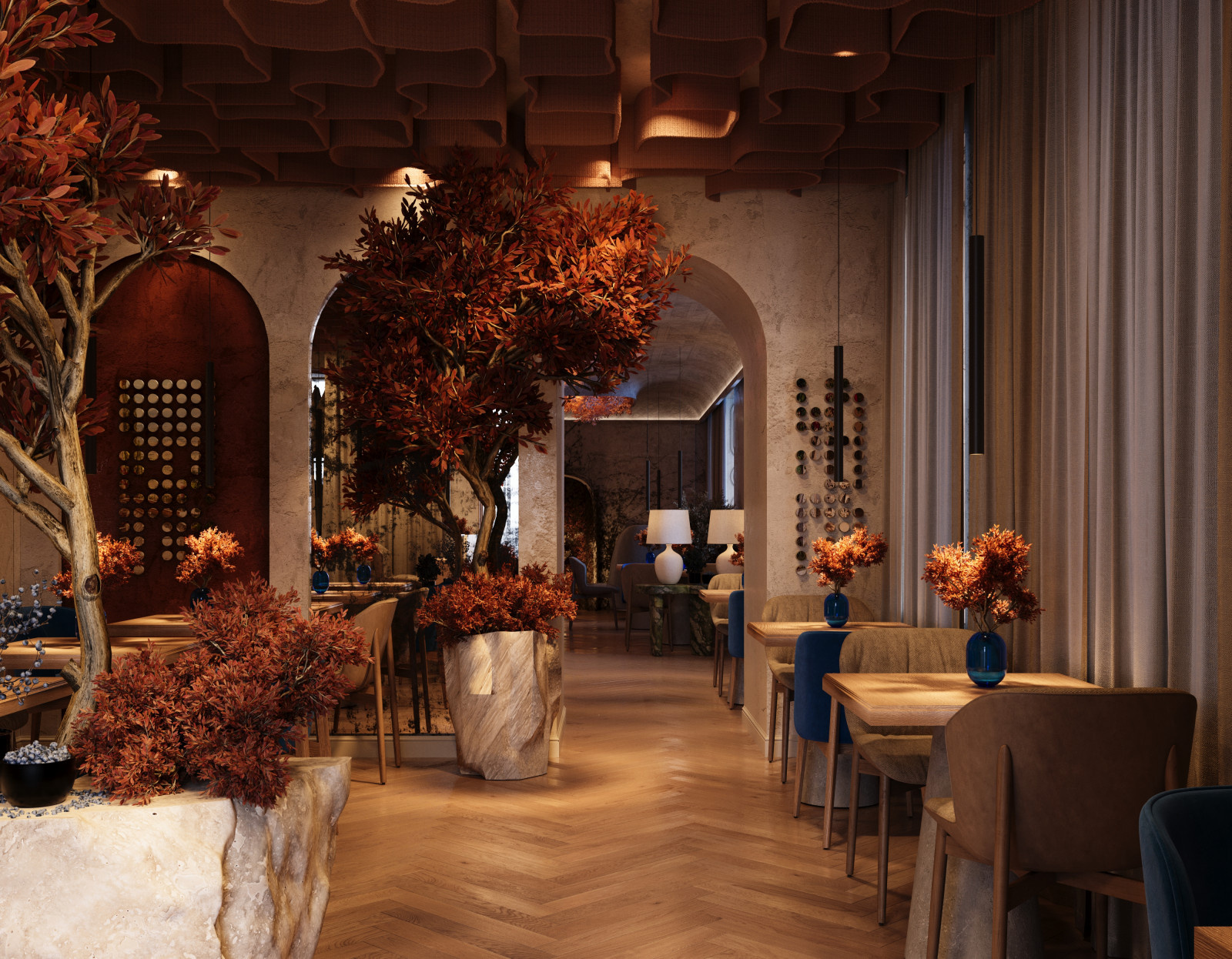 Проект интерьера ресторана